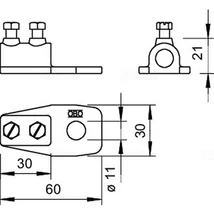 OBO Villámvédelmi végdarab Rd8-10 körvezhez 5320011