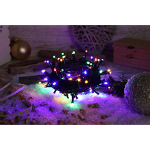 Tracon karácsonyi programozható fényfüzér 5+20m színes kültéri/beltéri CHRSTOP200RGB