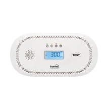 HOME CO10LCD szén-monoxid vészjelző, LCD kijelző , elemes, 2 év elem élettartam, 10 év érzékelő élettartam CO10LCD