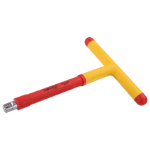 Tracon 16 db-os szigetelt racsnis imbuszkulcs és dugókulcs készlet 1000V DSET16