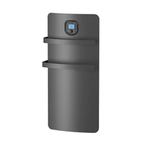 Noirot E221124 RSS Anuri DY 1200 AN törölközőszárító, 1200 W, IP24 védettség, beépített ventilátor, gyerekzár, antracit szürke E221124