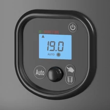 Noirot E221124 RSS Anuri DY 1200 AN törölközőszárító, 1200 W, IP24 védettség, beépített ventilátor, gyerekzár, antracit szürke E221124