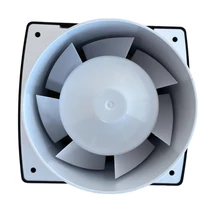 Fürdőszoba fekete axiális elszívó ventilátor 19W 100m3/h 100mm EOL 100B ONYX