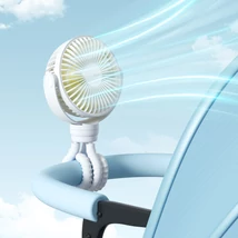 JisuLife FA40 White Octopus mini ventilátor, 4 fokozat, 4000mAh akkumulátor, fehér FA40white