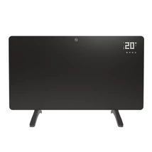 HOME FKIS600WIFI hordozható/fali infrasugárzó fűtőtest, 600 W, beltéri, hangtalan, digitális termosztát, ECO üzemmód, gyerekzár, IP44, túlmelegedés elleni védelem FKIS600WIFI