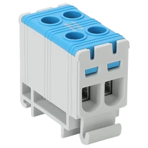 Tracon Főáramköri leágazó kapocs, 1.5-16mm2sínre szerelhető,kék FLEAL-16/2K