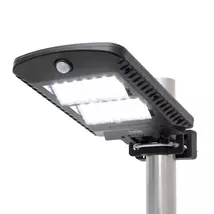 Somogyi by Home FLP1002SOLAR napelemes LED reflektor 1000 lm PIR mozgásérzékel, 120° 5m, 2x28db hidegfehér SMD LED energiatakarékos fém + műanyag IP44 FLP1002SOLAR