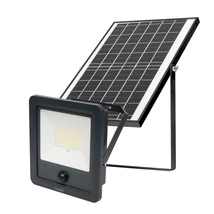 Home FLP1800SOLAR 12W 1800Lm  napelemes LED reflektor, 112 db SMD LED, 6000K mozgásérzékelő, IP65 védettség, szolárpanel, távirányítható FLP1800SOLAR