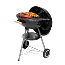 Home GR02 fedeles gömbgrill zománcozott, könnyen tisztítható fedél rozsdamentes hamugyűjtő tálca GR02