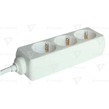 Tracon H3 elosztó hosszabbító 3m max.16A 250VAC 3680W 3x1,5mm H05VV-F H3-3M