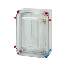 HENSEL 1 és 3 fázisú 1 mérőhelyes fogyasztásmérő szekrény modul csoportos mindennapszaki méréshez 63 A-ig, felületre szerelt IP65 HB3000-CS