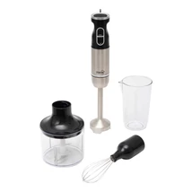 HOME botmixer szett, 1000W 15 fokozatban állítható sebesség tálas aprító űrtartalma 500 ml mérőpohár űrtartalma 650 ml HGBMS65