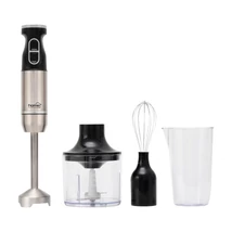HOME botmixer szett, 1000W 15 fokozatban állítható sebesség tálas aprító űrtartalma 500 ml mérőpohár űrtartalma 650 ml HGBMS65
