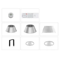 DURA LED CCT csarnokvilágító 80-113-140W 13000-22000 Lm 3000-4000-5000K 90° IP65 HB6-3222-CCT D10 HL0018811