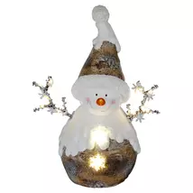 Somogyi LED-es kerámia figura hóember KDC 29