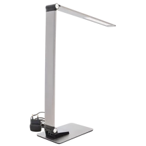 Tracon 10W 700 lm 2700-6000K fém asztali LED lámpa USB porttal LALUSBM10W