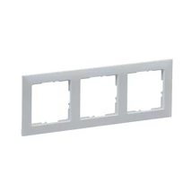 Legrand Suno 3-as keret,vízszintes és függőleges aluminium IP20 721513