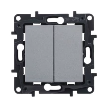 Legrand Niloé Step 106 váltókapcsoló alumínium 10AX 863306