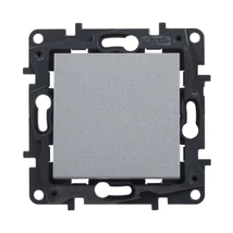 Legrand Niloé Step 101N egypólusú nyomó alumínium 6A 863309