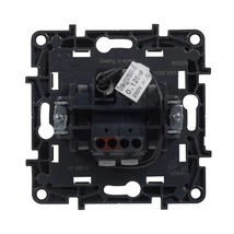Legrand Niloé Step 106 váltókapcsoló jelzőfénnyel alumínium 10AX 863316