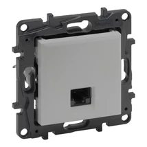 Legrand Niloé Step RJ45 Cat.5E UTP csatlakozóaljzat alumínium 863359