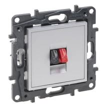 Legrand Niloé Step hangszóró csatlakozóaljzat alumínium 863385
