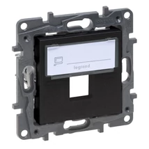 Legrand Niloé Step keystone adapter, fekete 863587