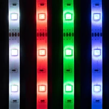 Home LS 5000RGB RGB LED szalag szett, 30 db SMD 5050 LED/m, ragasztható, 5m, 400 lm/m, 4,8 W/m LS 5000RGB