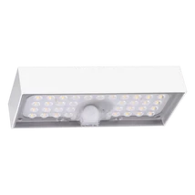 Tracon napelemes kültéri LED fali lámpa mozgásérzékelővel fehér 6W 900lm 4000K természetes fehér IP65 LSBW6W