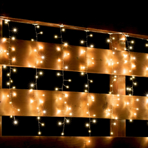Somogyi micro LED-es cluster fényfüggöny meleg fehér 8pr. MLF 300/WW