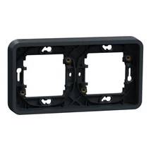 Schneider Electric MUREVA Styl kettes keret vízszintes antracitszürke MUR34101