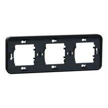 Schneider Electric MUREVA Styl hármas keret vízszintes antracitszürke MUR34109