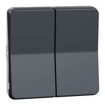 Schneider Electric MUREVA Styl kettős nyomó antracitszürke MUR35326