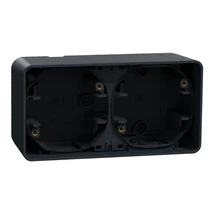 Schneider Electric MUREVA Styl kettes kiemelő doboz vízszintes antracitszürke MUR37914