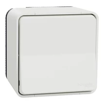Schneider Electric MUREVA Styl egypólusú nyomó komplett (101n) polárfehér MUR39026