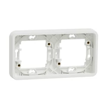 Schneider Electric MUREVA Styl kettes keret vízszintes polárfehér MUR39101