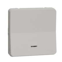 Schneider Electric MUREVA Styl egypólusú nyomó jelzőfénnyel polárfehér MUR39127