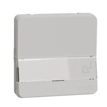 Schneider Electric MUREVA Styl egypólusú nyomó cimketartóval polárfehér MUR39129