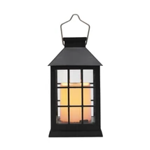 Home MXLTN1 napelemes lámpás, 12db melegfehér LED, valósághű lángeffekt, akkumulátor, 6db-os display MXLTN1