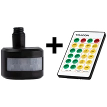 Tracon Mozgásérzékelő modul távirányítóval 10-200W RSMDSU fényvetőkhöz IP54 RSMDSUM