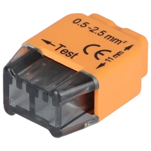 Tracon 2-es vezeték összekötő 2x0,5-2,5mm2 narancssárga RVU2,5-2