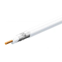 Home S 6TSV/WH koax kábel, 75 Ohm, PVC és PE szigetelés, réz bevonatú acél ér, alumínium + PET fólia 96 szál aluharisnya, 305m, fehér S 6TSV/WH