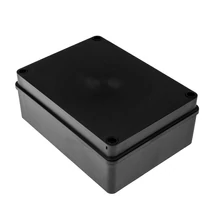 Pawbol falon kívüli kötődoboz 190x140x70 mm műanyag fekete UV-álló IP65 S-BOX 416C