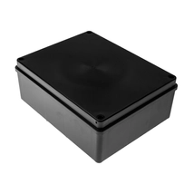 Pawbol falon kívüli kötődoboz 240x190x90 mm műanyag fekete UV-álló IP65 S-BOX 516CZ