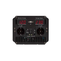 Somogyi SAL SAIC1000TS feszültségátalakító 1000 W névleges telj tiszta szinuszos szünetmentes tápegység USB visszajelző LED lágyindítás SAIC1000TS