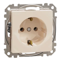 Schneider Sedna Design 2P+F dugalj csatlakozóaljzat bézs csavaros bekötés SDD112025