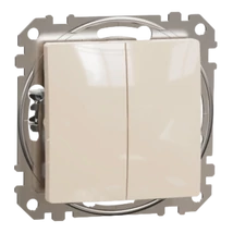 Schneider Sedna Design 105 csillárkapcsoló keret nélkül bézs SDD112105