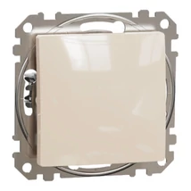 Schneider Sedna Design 107 keresztkapcsoló keret nélkül bézs SDD112107
