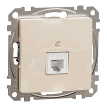Schneider Sedna Design 1xRJ11 aljzat bézs SDD112491