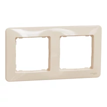 Schneider Sedna Design univerzális 2-es (kettes) keret bézs SDD312802